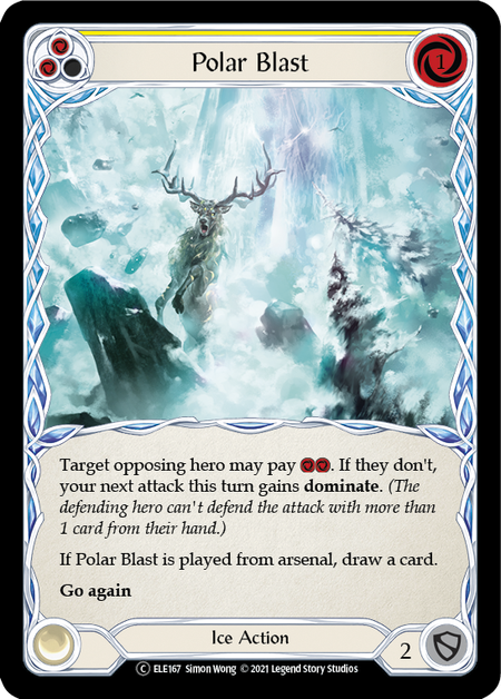 Flesh and Blood - Polar Blast (Yellow) - Tales of Aria Unlimited