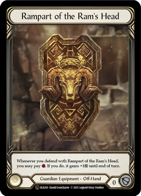 Flesh and Blood - Rampart of the Ram's Head Rainbow Foil - Tales of Aria Unlimited