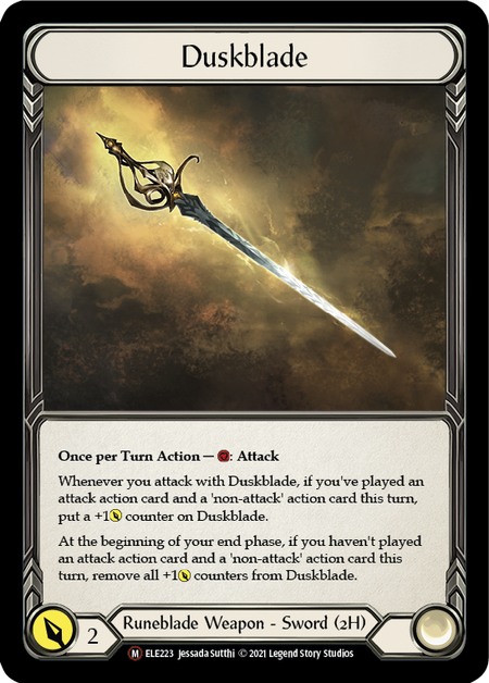Flesh and Blood - Duskblade Rainbow Foil - Tales of Aria Unlimited