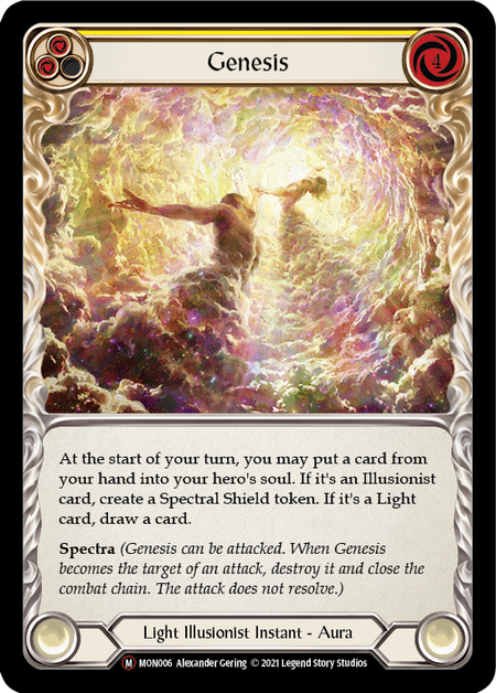 Flesh and Blood - Genesis Rainbow Foil - Monarch Unlimited