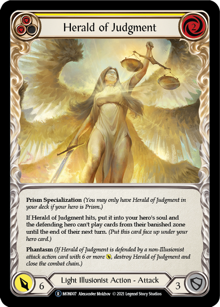 Flesh and Blood - Herald of Judgment Rainbow Foil - Monarch Unlimited
