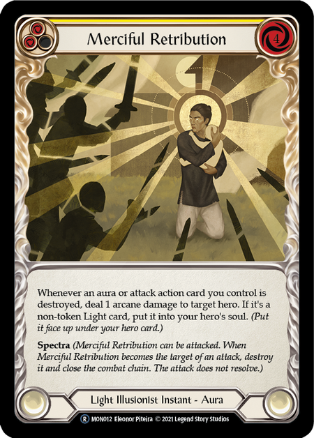 Flesh and Blood - Merciful Retribution Rainbow Foil - Monarch Unlimited