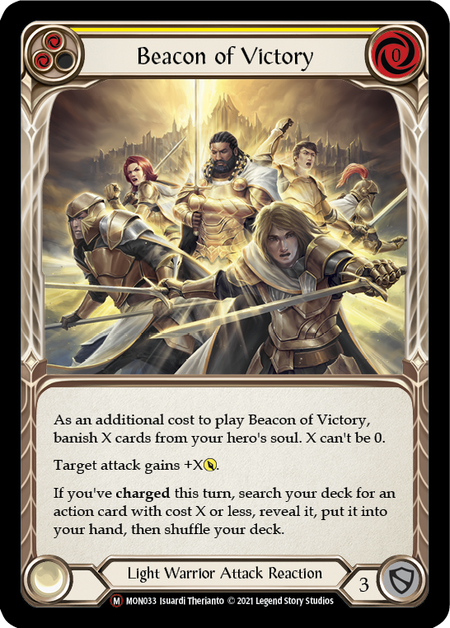 Flesh and Blood - Beacon of Victory Rainbow Foil - Monarch Unlimited