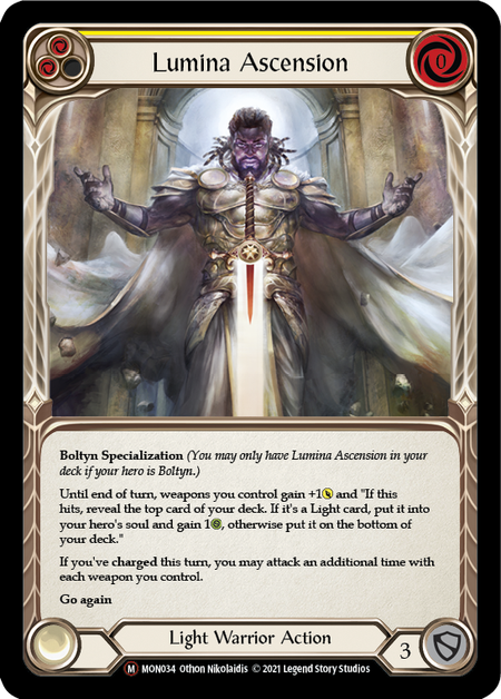 Flesh and Blood - Lumina Ascension Rainbow Foil - Monarch Unlimited