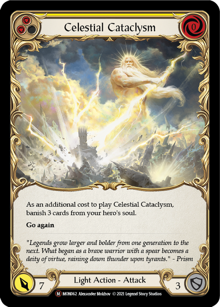 Flesh and Blood - Celestial Cataclysm Rainbow Foil - Monarch Unlimited