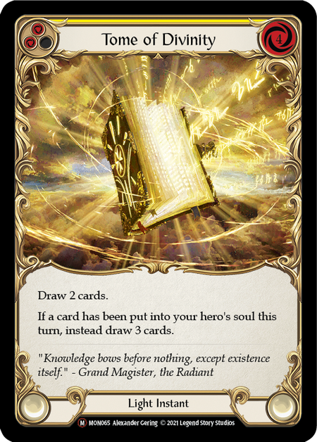 Flesh and Blood - Tome of Divinity Rainbow Foil - Monarch Unlimited