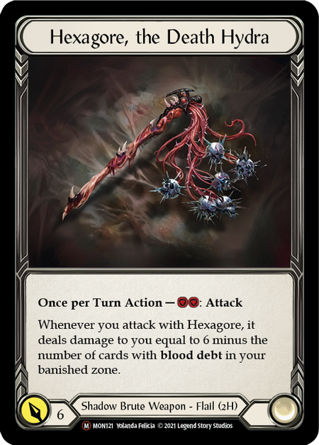 Flesh and Blood - Hexagore, the Death Hydra Rainbow Foil - Monarch Unlimited