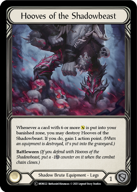 Flesh and Blood - Hooves of the Shadowbeast Rainbow Foil - Monarch Unlimited