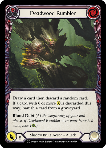 Flesh and Blood - Deadwood Rumbler (Red) - Monarch Unlimited