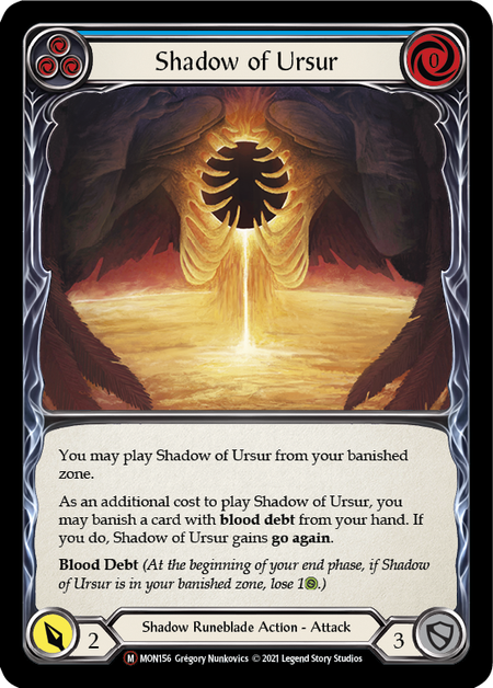 Flesh and Blood - Shadow of Ursur Rainbow Foil - Monarch Unlimited