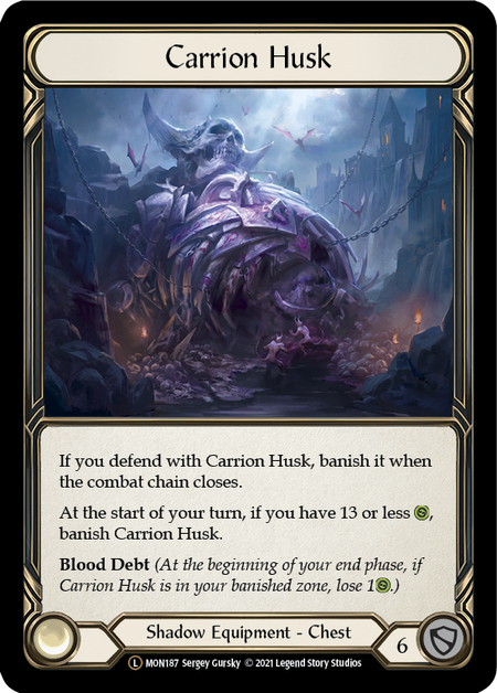 Flesh and Blood - Carrion Husk Rainbow Foil - Monarch Unlimited