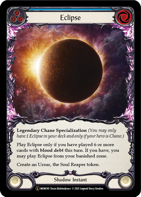 Flesh and Blood - Eclipse Rainbow Foil - Monarch Unlimited