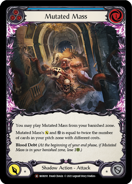 Flesh and Blood - Mutated Mass Rainbow Foil - Monarch Unlimited