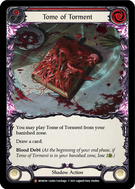 Flesh and Blood - Tome of Torment Rainbow Foil - Monarch Unlimited