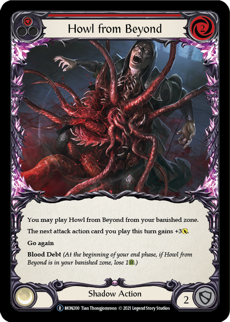 Flesh and Blood - Howl from Beyond (Red) Rainbow Foil - Monarch Unlimited