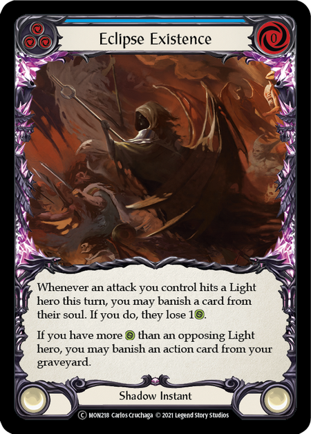 Flesh and Blood - Eclipse Existence Rainbow Foil - Monarch Unlimited