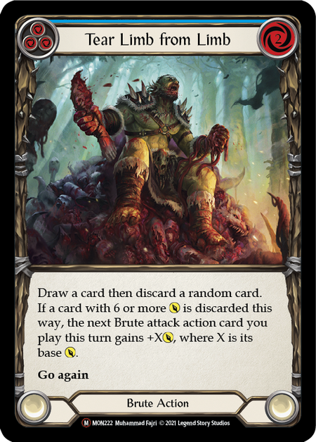 Flesh and Blood - Tear Limb from Limb Rainbow Foil - Monarch Unlimited