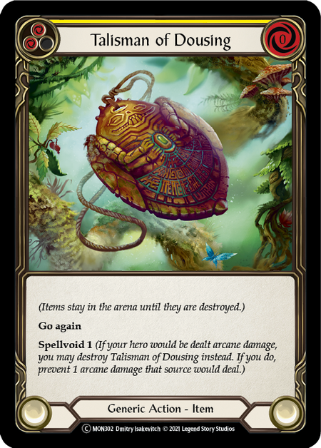 Flesh and Blood - Talisman of Dousing Rainbow Foil - Monarch Unlimited