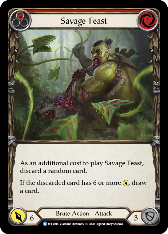 Flesh and Blood - Savage Feast (Red) - Welcome to Rathe Unlimited