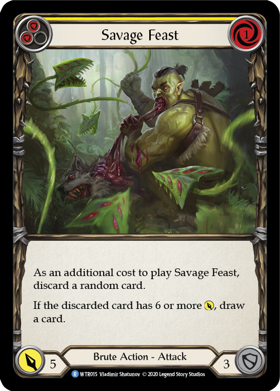Flesh and Blood - Savage Feast (Yellow) - Welcome to Rathe Unlimited