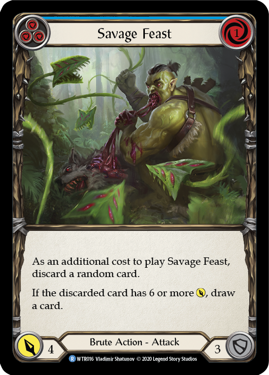 Flesh and Blood - Savage Feast (Blue) - Welcome to Rathe Unlimited