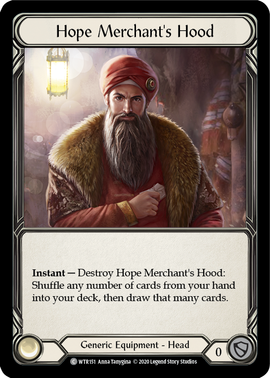 Flesh and Blood - Hope Merchant's Hood Rainbow Foil - Welcome to Rathe Unlimited