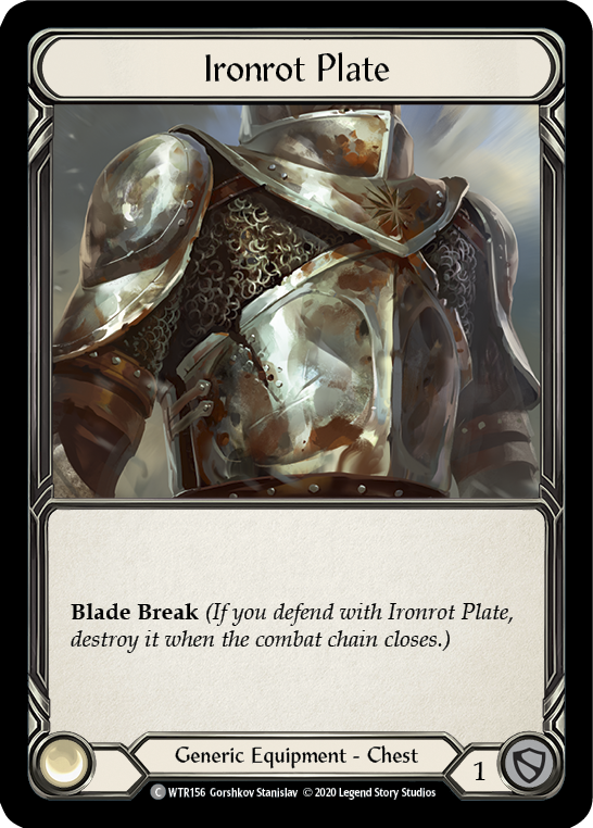 Flesh and Blood - Ironrot Plate Rainbow Foil - Welcome to Rathe Unlimited