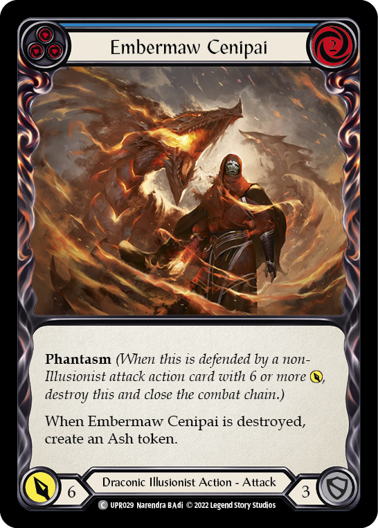 Flesh and Blood - Embermaw Cenipai (Blue) - Uprising