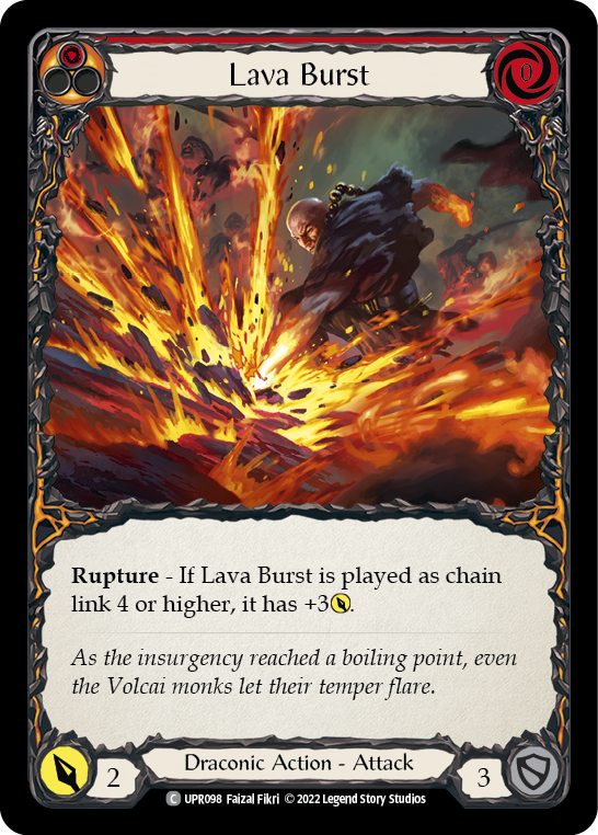 Flesh and Blood - Lava Burst - Uprising