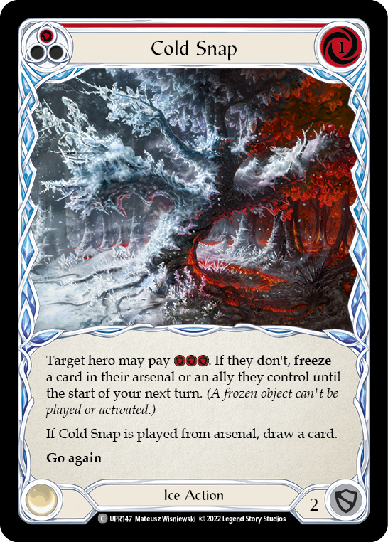 Flesh and Blood - Cold Snap (Red) Rainbow Foil - Uprising