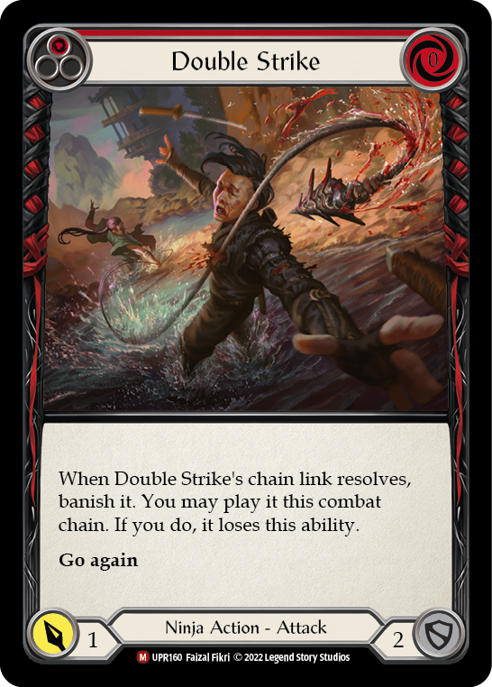 Flesh and Blood - Double Strike Rainbow Foil - Uprising