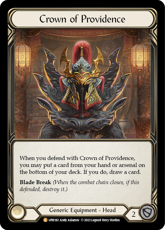Flesh and Blood - Crown of Providence Rainbow Foil - Uprising