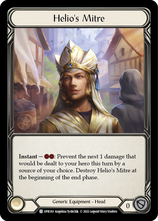 Flesh and Blood - Helio's Mitre Cold Foil - Uprising