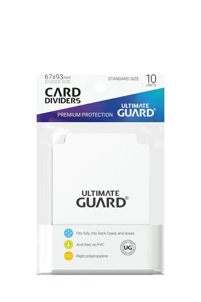 Ultimate Guard - 10 Kartentrenner Standardgrösse - Weiss