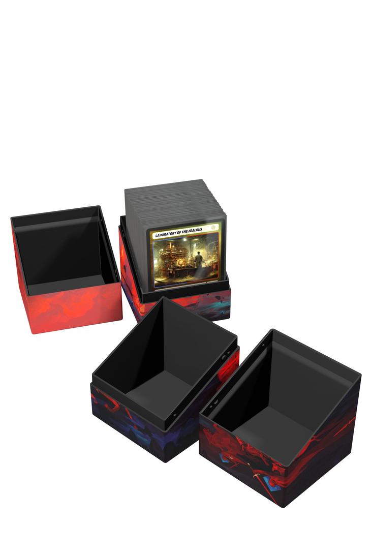 Ultimate Guard - 2 Return To Earth Boulder 100+ Deck Cases 2024 Exclusive - Dominik Mayer Crowned With Fire