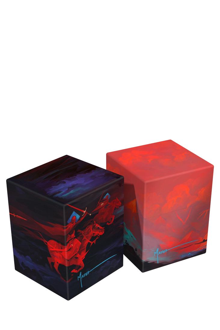 Ultimate Guard - 2 Return To Earth Boulder 100+ Deck Cases 2024 Exclusive - Dominik Mayer Crowned With Fire