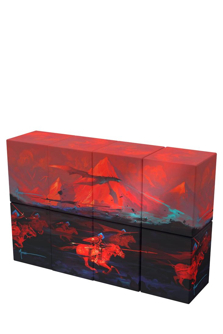 Ultimate Guard - 2 Return To Earth Boulder 100+ Deck Cases 2024 Exclusive - Dominik Mayer Crowned With Fire