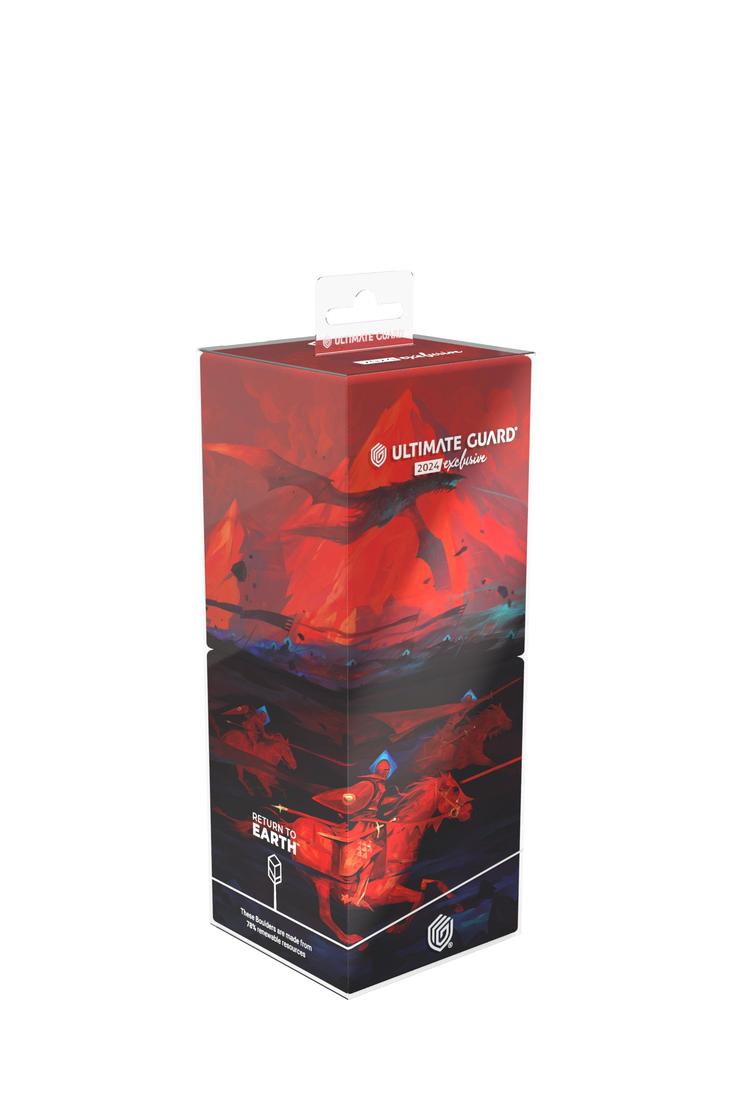 Ultimate Guard - 2 Return To Earth Boulder 100+ Deck Cases 2024 Exclusive - Dominik Mayer Crowned With Fire
