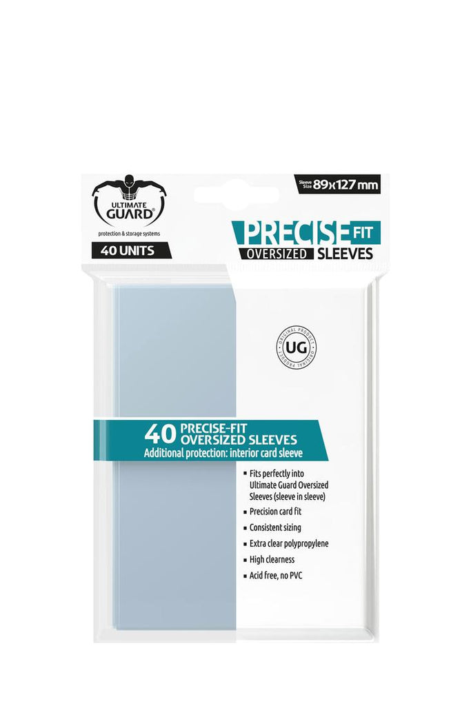 Ultimate Guard - 40 Precise-Fit Sleeves Übergrösse - Transparent