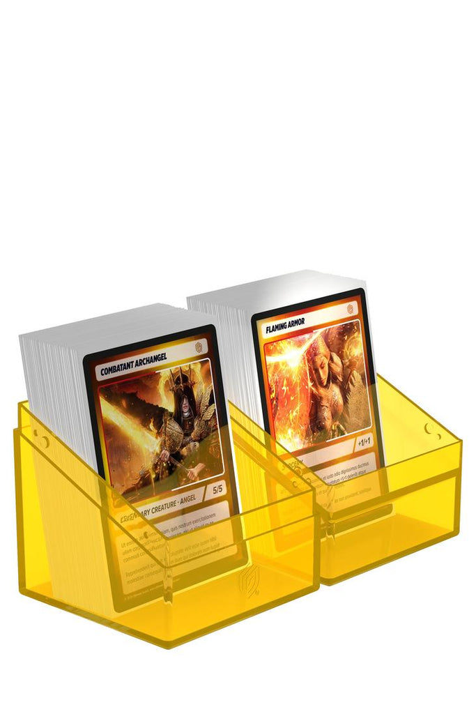 Ultimate Guard - Boulder 100+ Deck Case Clear - Amber