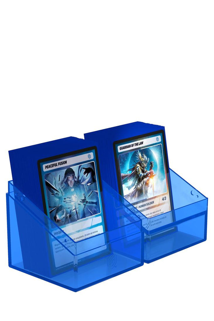 Ultimate Guard - Boulder 100+ Deck Case Clear - Sapphire