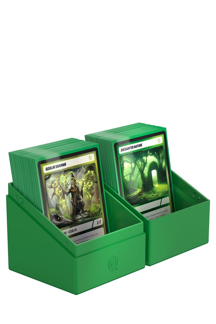 Ultimate Guard - Boulder 100+ Deck Case Solid - Grün
