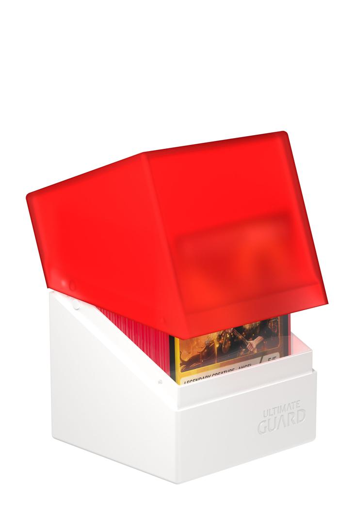 Ultimate Guard - Boulder 100+ Deck Case Synergy - Rot - Weiss