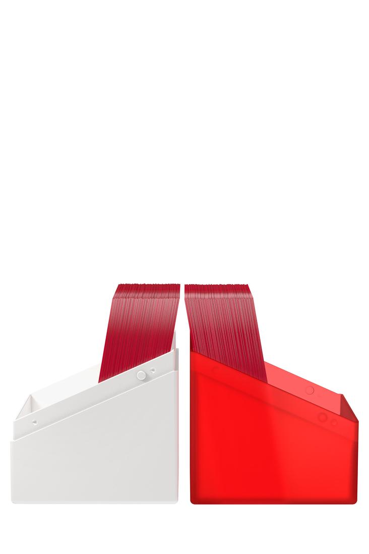 Ultimate Guard - Boulder 100+ Deck Case Synergy - Rot - Weiss