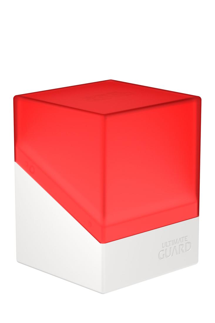 Ultimate Guard - Boulder 100+ Deck Case Synergy - Rot - Weiss