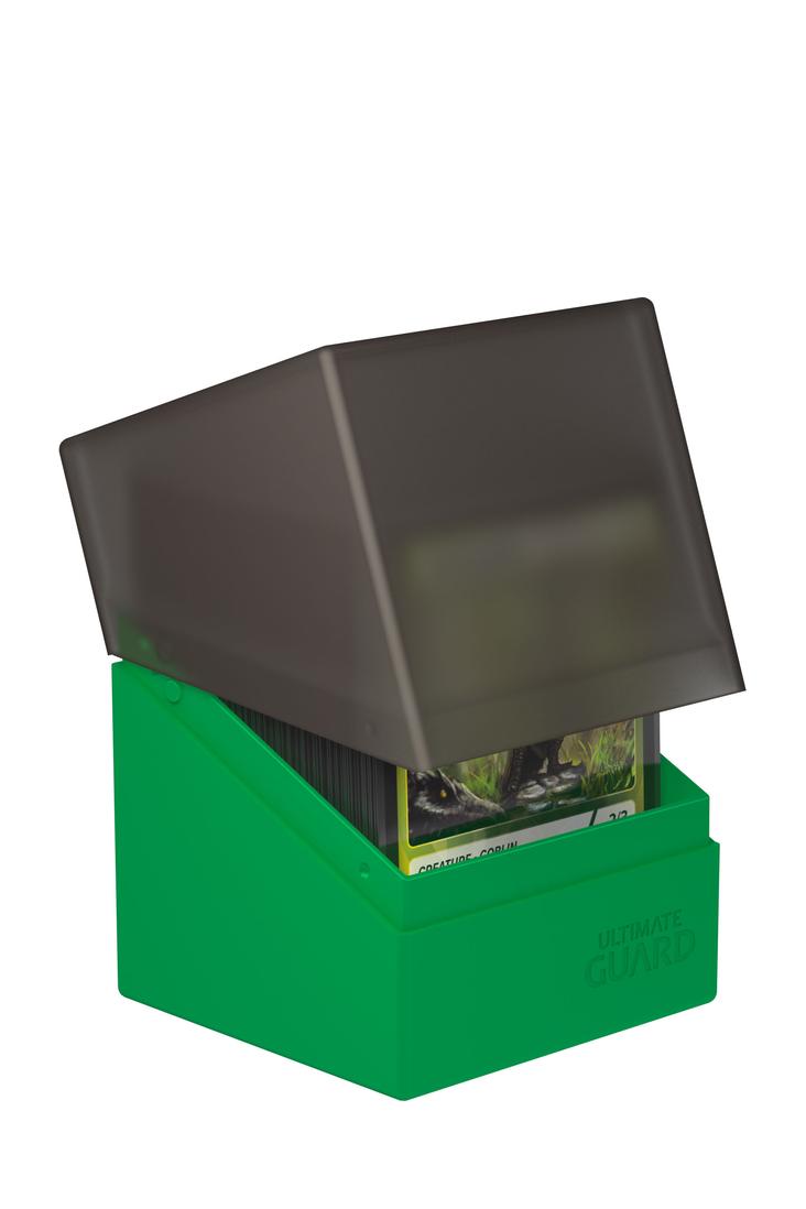 Ultimate Guard - Boulder 100+ Deck Case Synergy - Schwarz - Grün