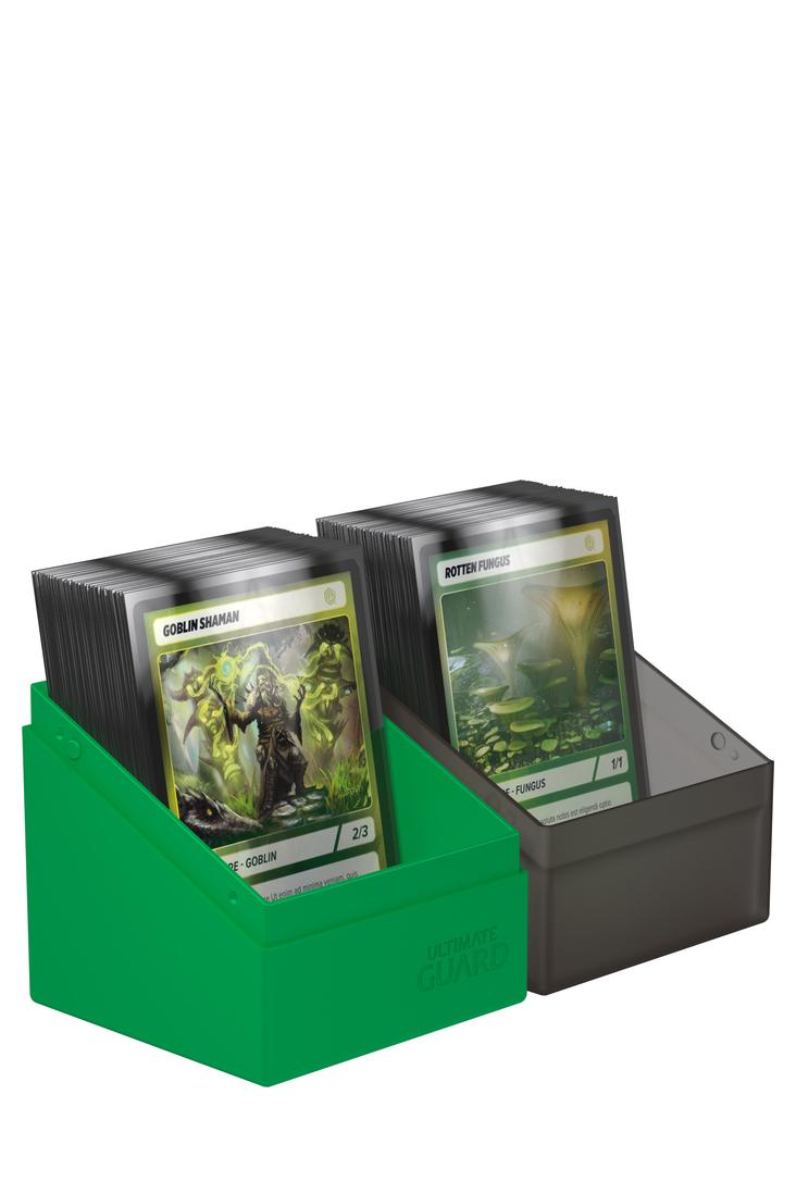 Ultimate Guard - Boulder 100+ Deck Case Synergy - Schwarz - Grün