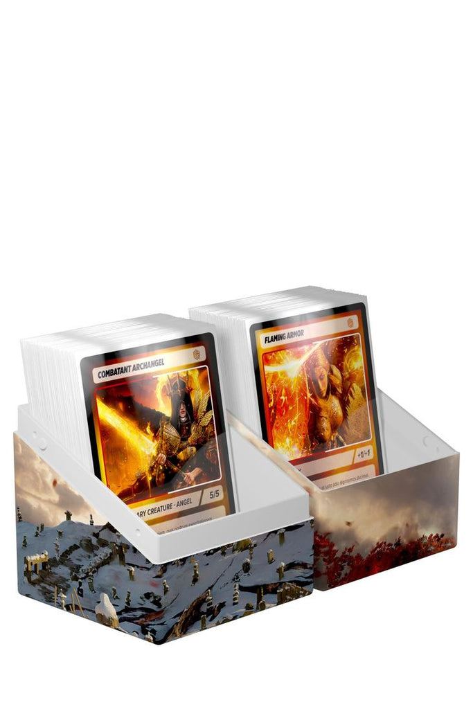 Ultimate Guard - Return To Earth Boulder 100+ Deck Case Artist Edition - Mario Renaud In Icy Bloom