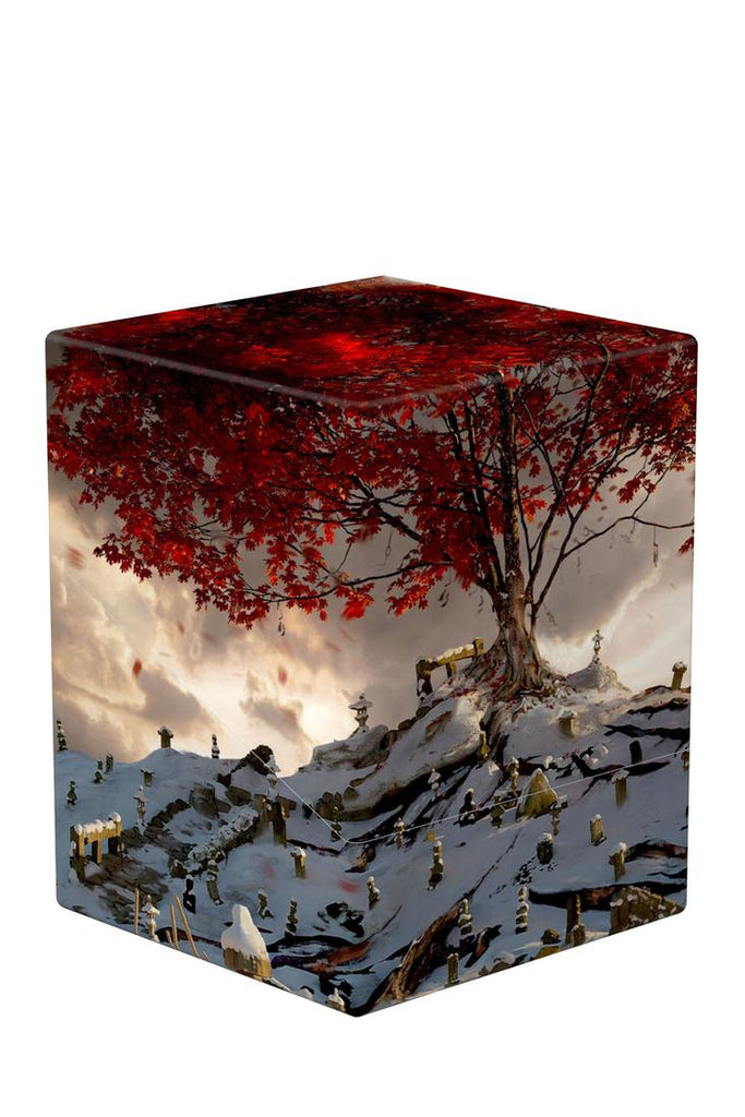 Ultimate Guard - Return To Earth Boulder 100+ Deck Case Artist Edition - Mario Renaud In Icy Bloom