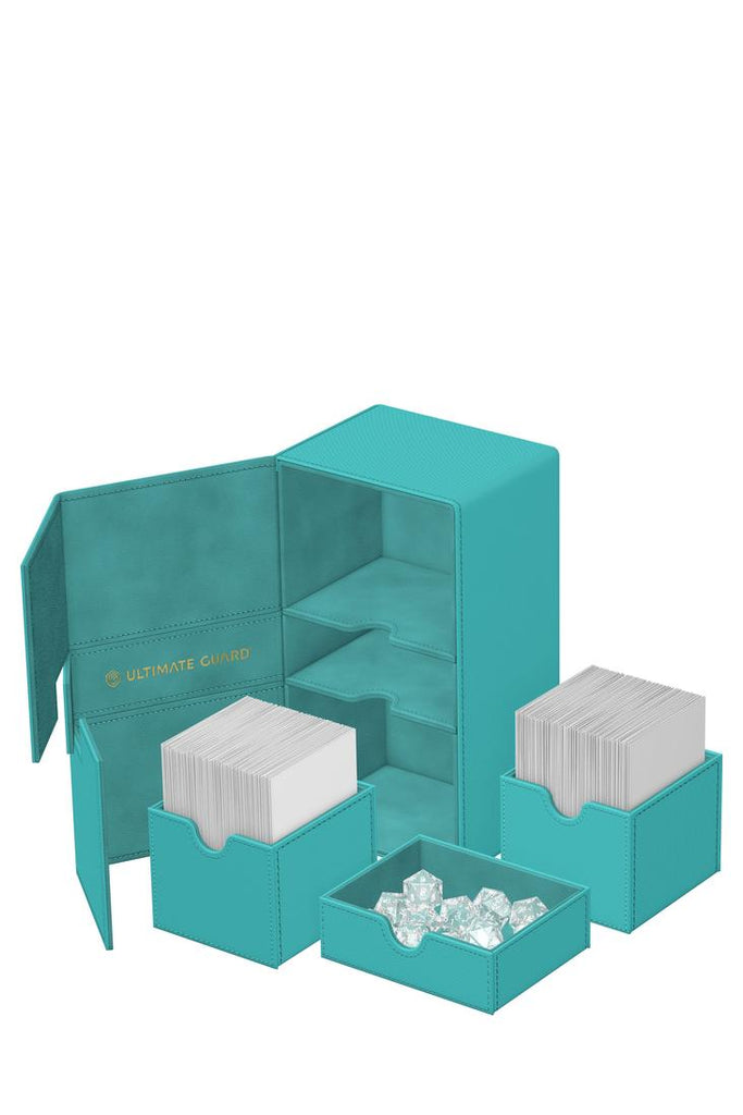 Ultimate Guard - Twin Flip'n'Tray 200+ Xenoskin Summer Edition 2025 - Lagoon